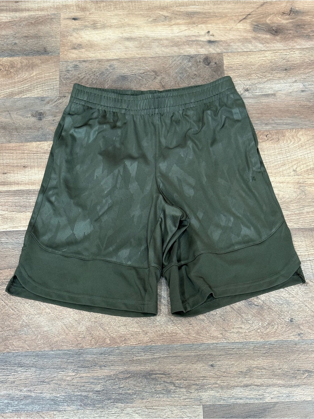 Boy’s Athletic Mesh Shorts in Olive Green
